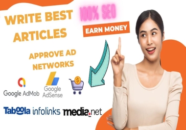 I will write articles for Google AdSense approval