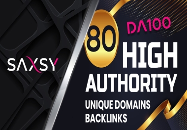 DA100 80 PR 10 Backlinks for any niche website