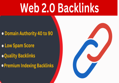 I will build 80 web 2 0 backlinks to high authority websites.