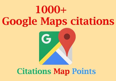 You will get 1000 google maps citations for GMB ranking and local SEO