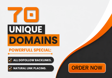Rank With 70 Powerful & Permanent DA50+ Backlinks to Boost Your SEO