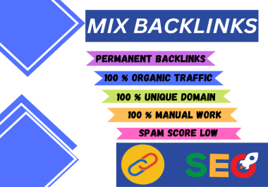 I will manually create 150 Mix Backlinks to high da pa websites
