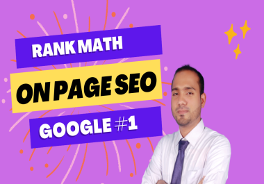 I will do On page SEO to increase organic traffic