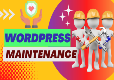I will do wordpress maintenance