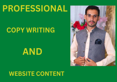 Content writer and copy writer