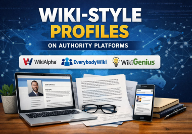 You will get structured wiki-style profiles on trusted authority platforms