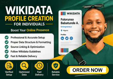 Get Personal,  Business,  Company,  or Brand Listed on Wikidata. org