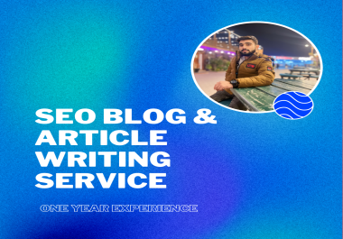 I will do captivating SEO article writing for 800 word's your blog
