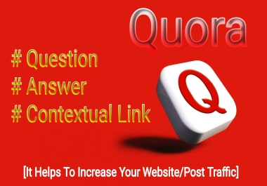 Provide 20 Quora Niche Answers with Contextual Link
