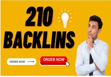 I Will Create 210 Do-Follow Backlinks