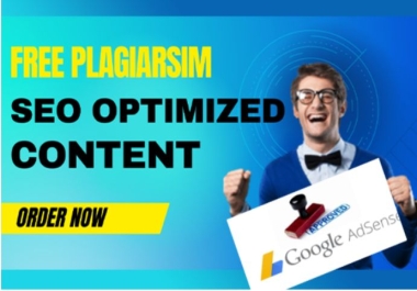 I will Write 6 amazing of 1000 words SEO article writing or blog post