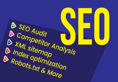 I will provide website seo audit for any website