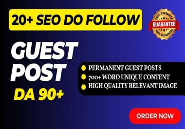 20 Guest Post Backlinks from DA90+ Platforms Medium,  LinkedIn,  Tumblr,  Quora & More