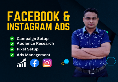 I will create a facebook and instagram ads campaign