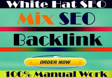 I Will Provide Powerful 150 Mix Backlinks Manual White Hat SEO for Your Website Site