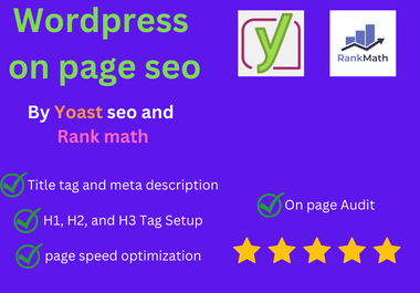 I will do best onpage SEO optimizations for your website