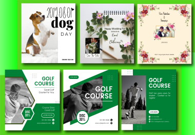 I Will do creative social media design,  post, story,  banner,  ad,  thumbnail