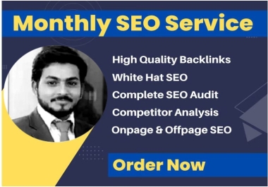 I will Provide quality SEO Services. Guaranteed Ranking or Refund