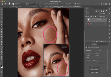 Profesional retouching and contrast