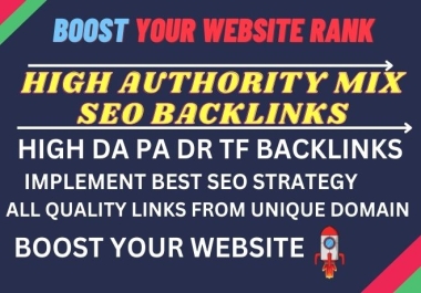 I will create 350 + high da dofollow mixed backlinks boost your website rank
