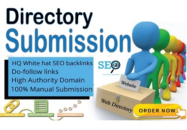 I will do 100 directory submission SEO backlinks for website ranking