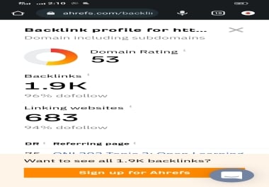 Increase domain rating 50 plus