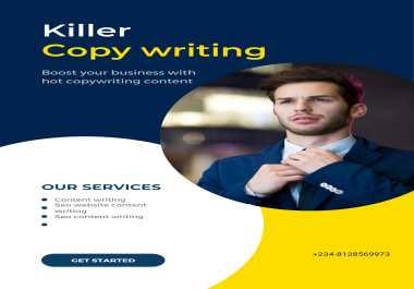 Create a sales copy writing to boost your business to another level