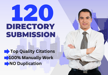 I will do 120 directory submission for white hat local SEO link building