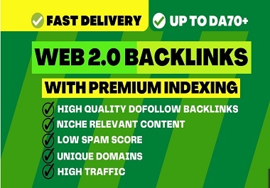 I will build 300 dofollow web2.0 with article submission seo link building backlinks
