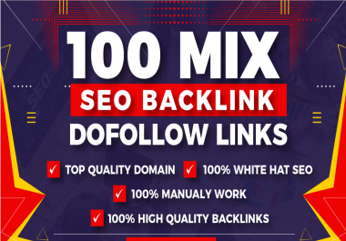 I will 100 all in one dofollow mix backlinks with white hat seo link building