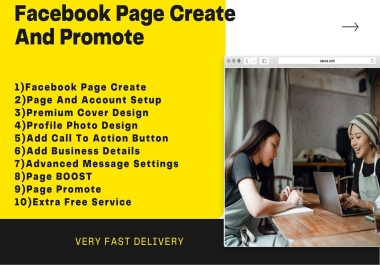 I will setup business page,  create social media account,  fan page creation.