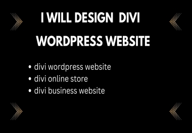 I Will Design DIVI WordPress Website