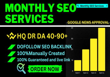 Top 300 Mix Backlinks and Monthly SEO Service with Do-Follow Backlinks instant google index