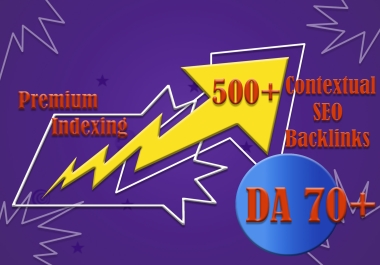 BOOST YOU RANK WITH 500+ High Quality Contextual SEO Dofollow Backlinks,  DA 70+/DS 50+