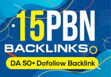 Build 15 PBN Backlinks DA 50 + for Poker,  Casino Backlinks