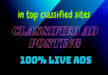 I will post 100 ads with backlink in USA UK CANADA top ad posting sites