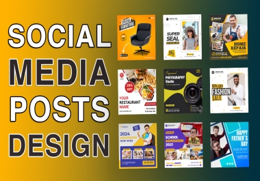 I will design social media posts.