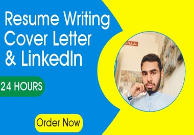 I will write a professional resume,  CV and cover letter