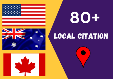 I will do 80 all country local citations for local seo