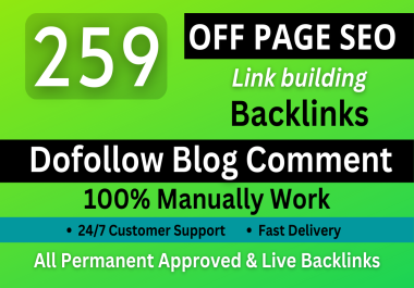 I Will Manually Create 259 HQ Dofollow Blog Comments SEO Backlinks