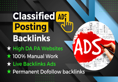 I will Manually Submit 189 Ads Post on Top Ad Posting USA sites with dofollow backlinks