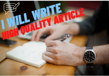 I will write any type of article