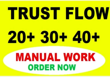 Increase trust flow tf cf 30 plus