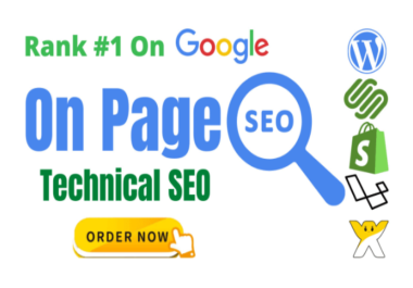 Complete On page SEO and Technical Optimization for your website