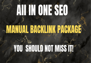 All-in-One OFF-PAGE Manual Link Building Service