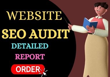 I provide detailed website SEO audit report,  competitor site analysis