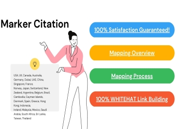 Make 1000 Google Map Point Marker Citation FOR LOCAL BUSINESS SEO