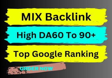 500 MIX Powerful Backlinks service with high authority website