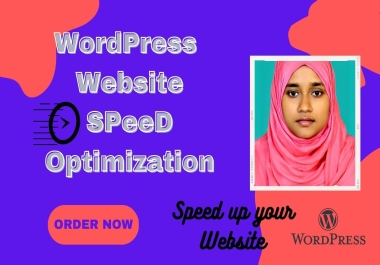 I will do WordPress website optimization and increase page speed