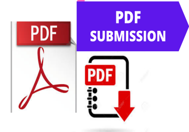 I will do a PDF submission to 15 document sharing sites